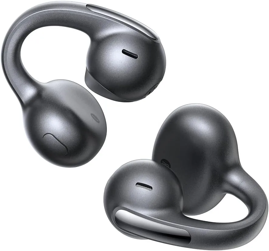 Baseus Bowie MC1 Pro Open Ear Clip-On Headphones, Hi-Res LDAC & HiFi4 Acoustic Sound, 5g Ultra-Lightweight Comfort, SuperBass 2.0, DNN 4-Mic