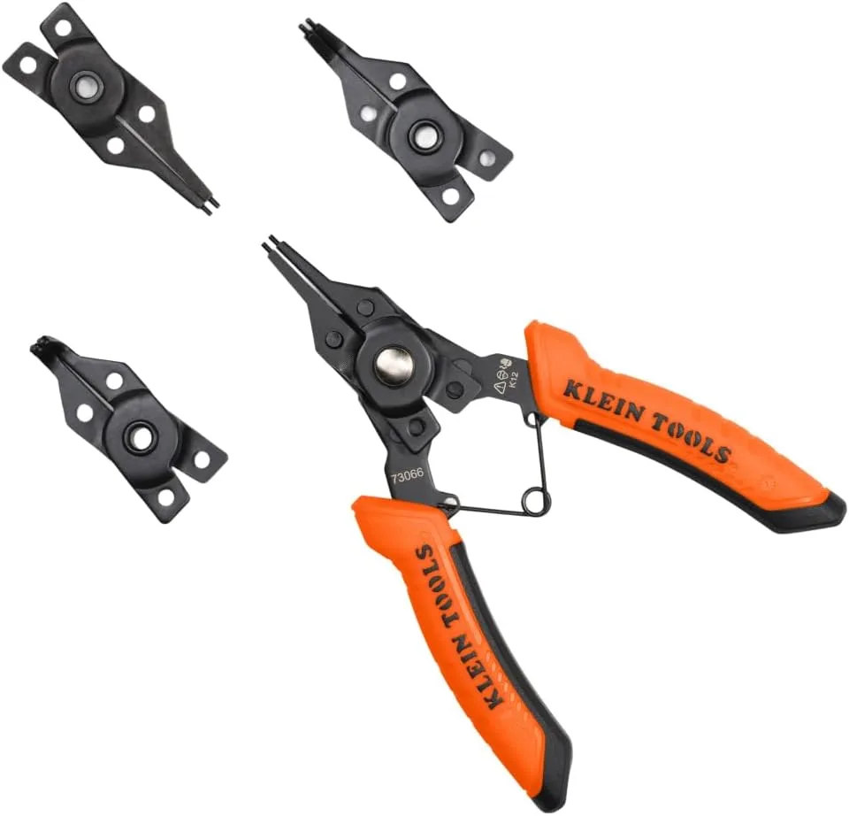 Klein Tools 73066 Convertible Snap Ring Pliers Set