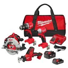 Milwaukee M18 18V Lithium-Ion Cordless Combo Kit