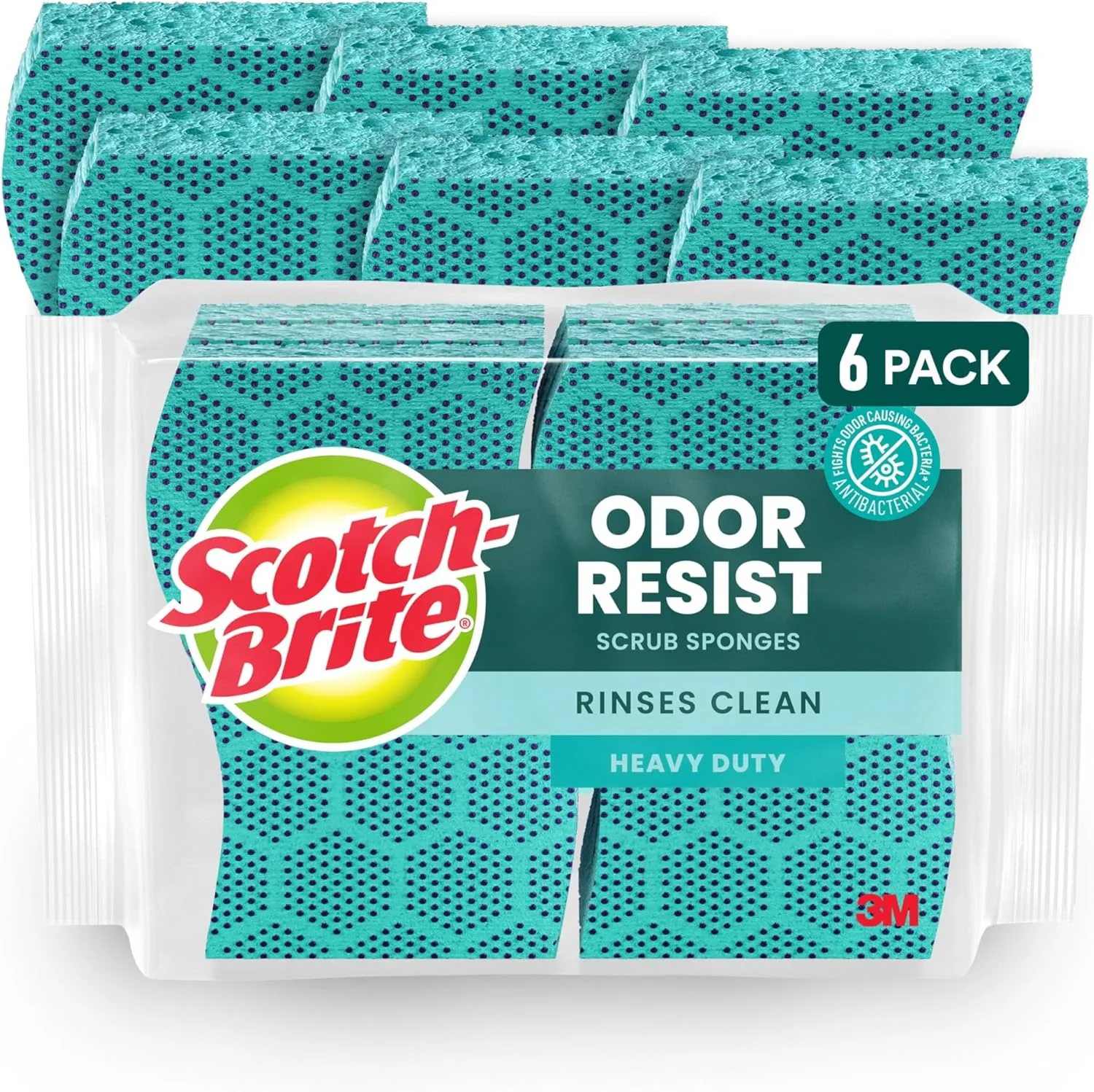Scotch-Brite Odor Resist Heavy Duty Scrub Sponge