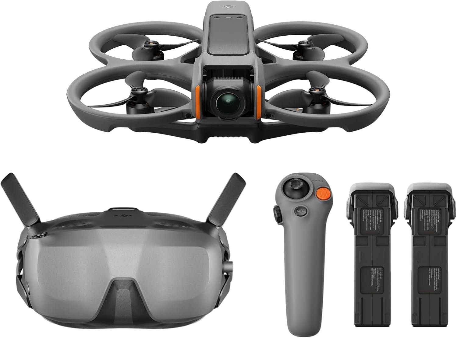 DJI Avata 2 Fly Smart Combo (Three Batteries), FPV Drone with Camera 4K, Immersive Experience