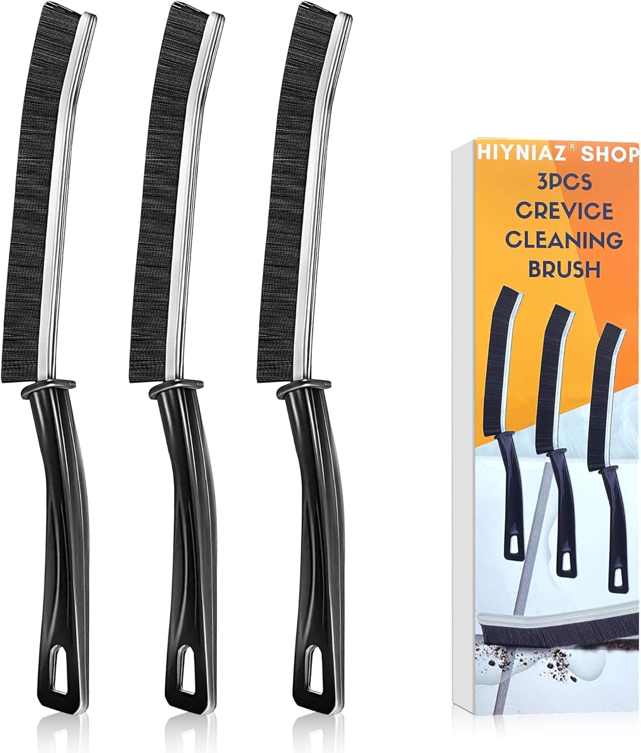 3Pcs Crevice Cleaning Brush Tool Grout Brush Cleaning Supplies