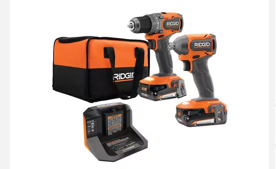 18V SubCompact Brushless 2-Tool Combo Kit with Drill/Driver, Impact Driver, (2) 2.0 Ah Batteries, Charger, and Tool Bag
