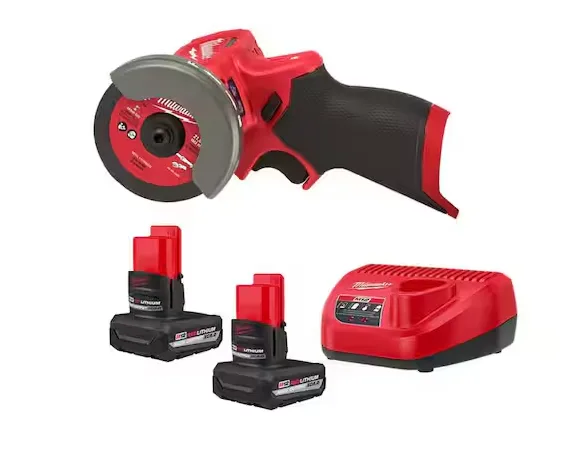 Milwaukee M12 FUEL 12V 3" Cut Off Saw Kit w/ 2 Batteries + Charger – $199 (was $439, 55% off)