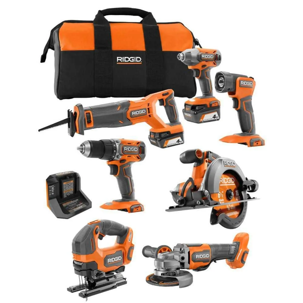 RIDGID 18V 5-Tool Combo Kit — $279 (was $705)