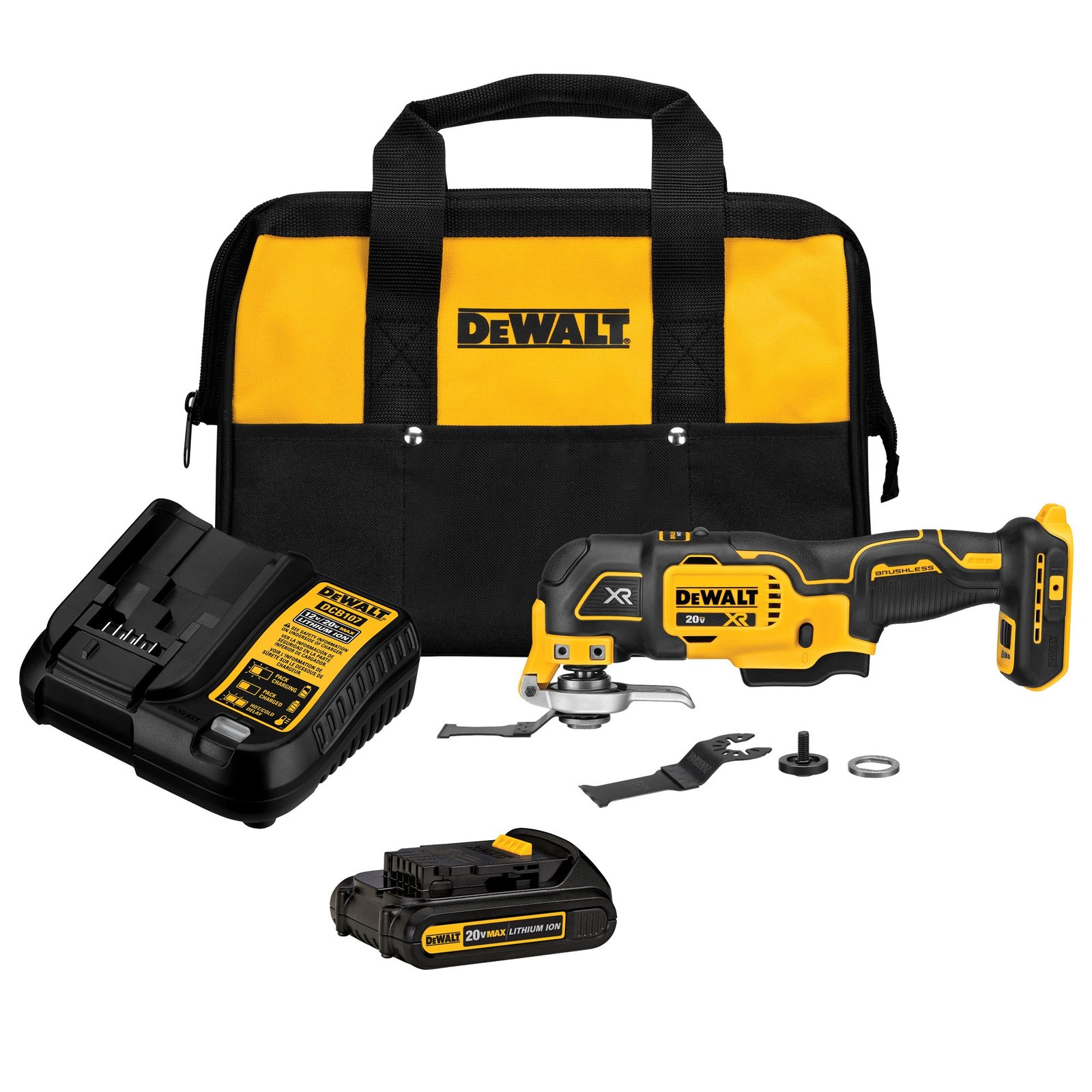 DEWALT XR 20V MAX Cordless Brushless Oscillating Multi-Tool Kit (DCS356C1) – $99 (was $219)