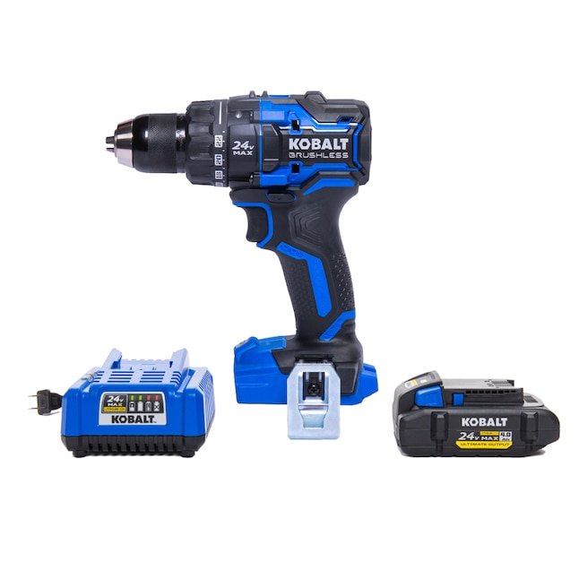 Kobalt XTR 24-Volt 1/2 in. Brushless Cordless Drill with Battery, Charger and Hard Case